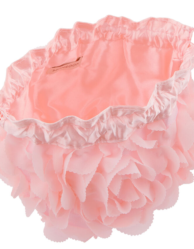 Nina Rosette Pouch Bag, , large