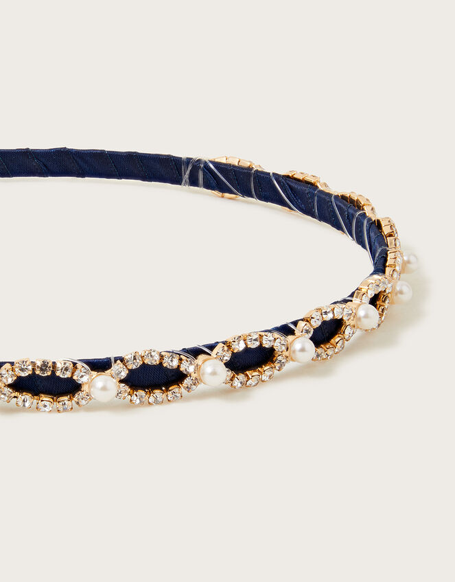 Scallop Prom Headband, , large