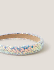 Frosted Sequin Headband, , large