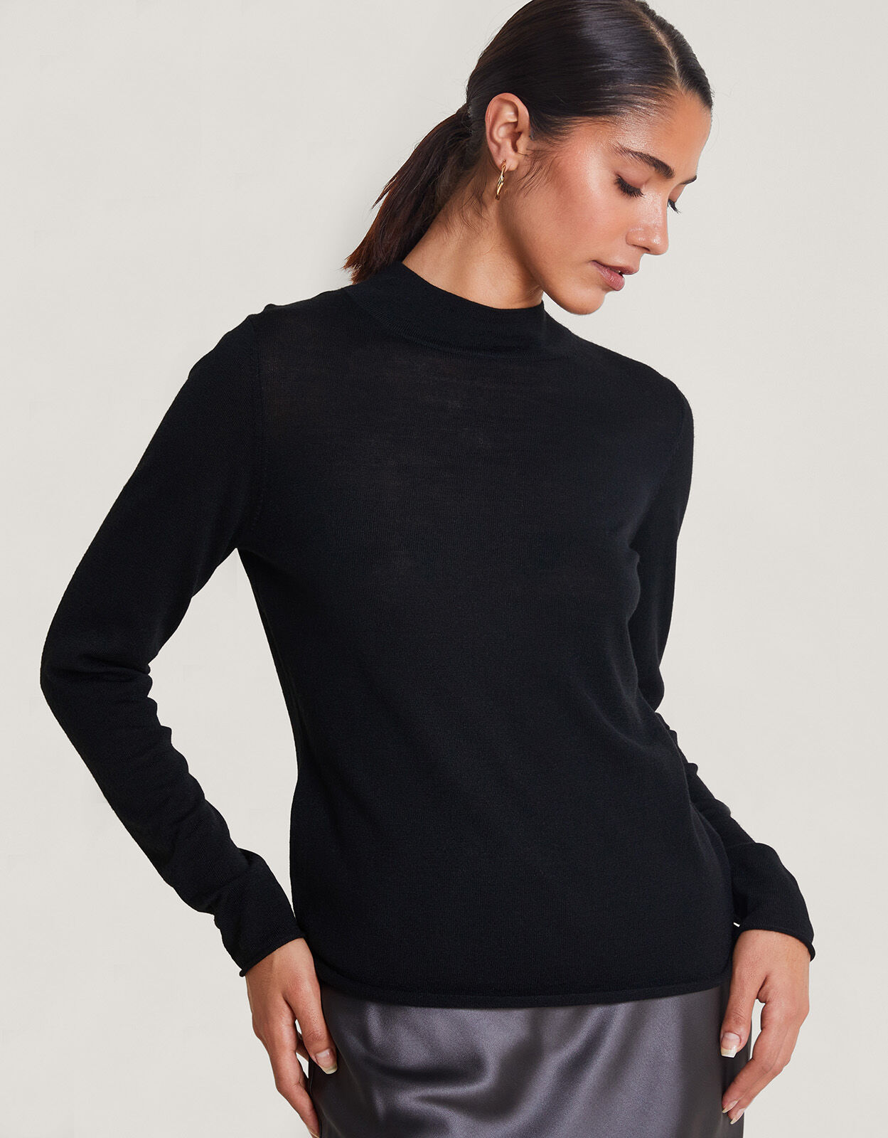 Black turtleneck outlet womens uk