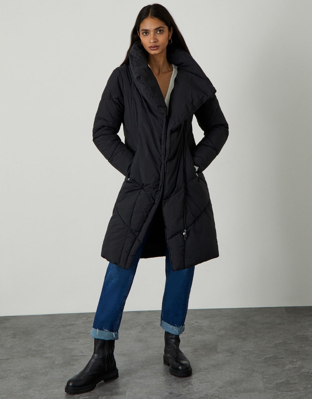Daisy Padded Coat Black | Coats & Jackets | Monsoon UK.