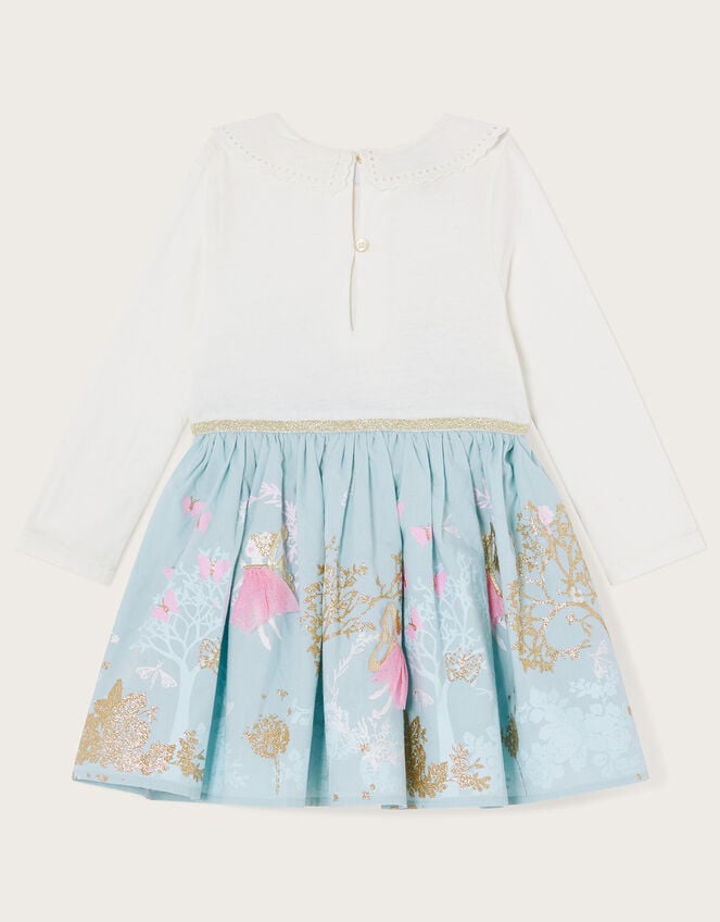 Baby Fairy Scene 2-in-1 Dress, Blue (BLUE), large