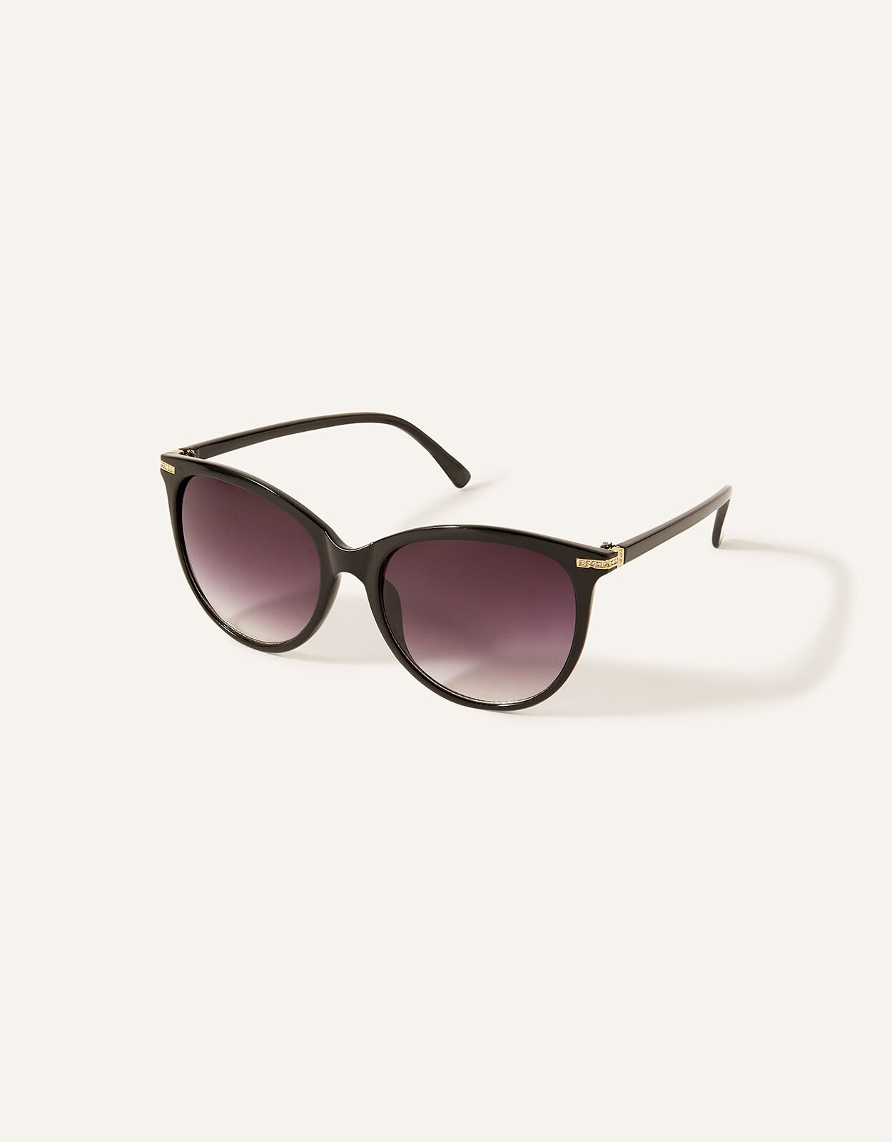Diamante Trim Easy Cateye Sunglasses
