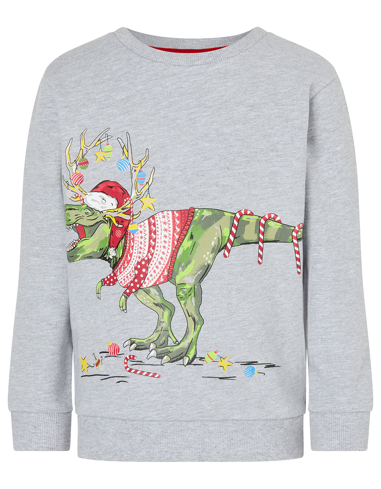 Boys dinosaur christmas jumper 2025