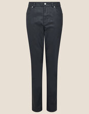 Lennox Coated Jeans, Black (BLACK), large