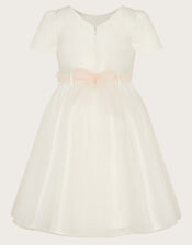 Sian Organza Bridesmaid Dress, Ivory (IVORY), large