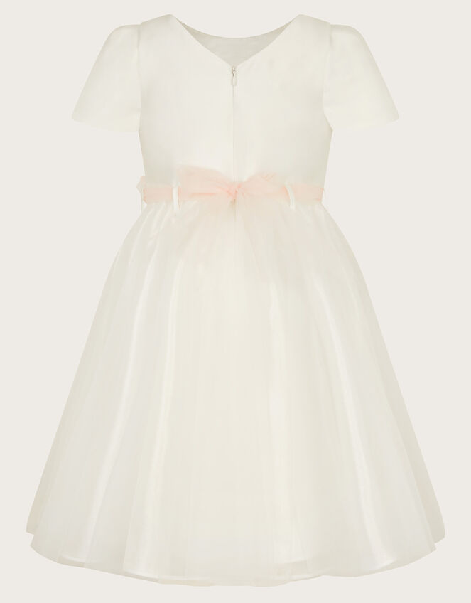Sian Organza Bridesmaid Dress, Ivory (IVORY), large