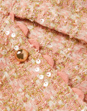 Sequin Tweed Skort, Pink (PINK), large