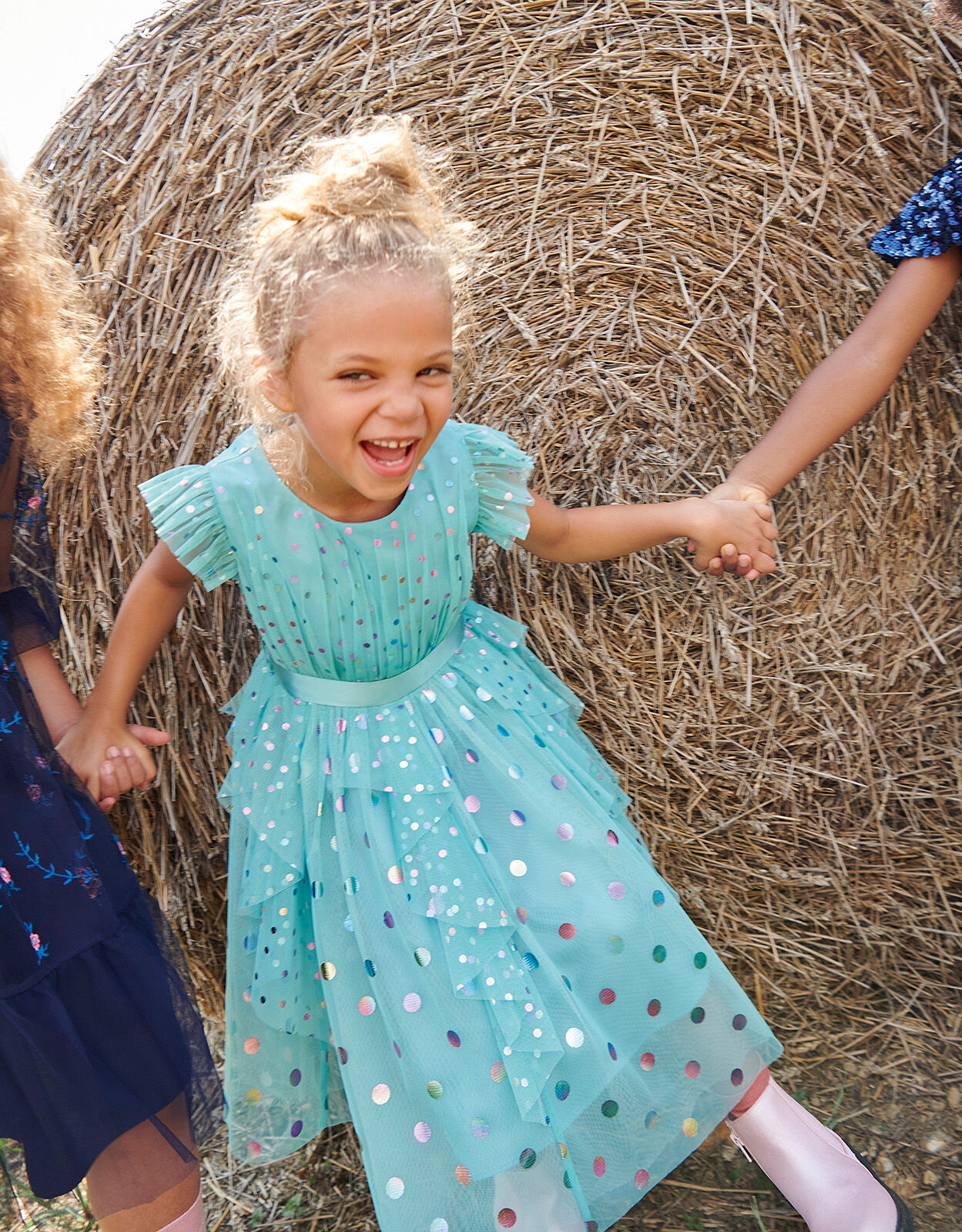 Little girl teal dresses sale