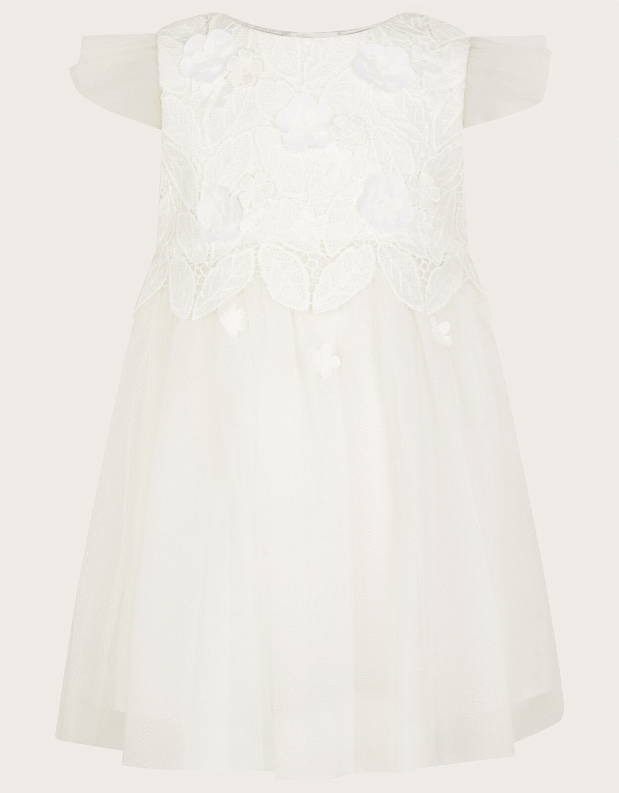 Monsoon baby christening dress top
