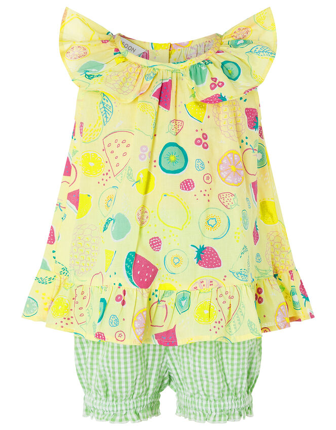 Baby Berrie Fruit Top and Shorts Set, Yellow (YELLOW), large