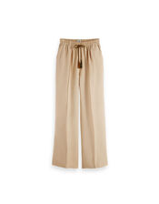 Scotch and Soda Hope High-Waisted Trousers Regular Length, Natural (NEUTRAL), large