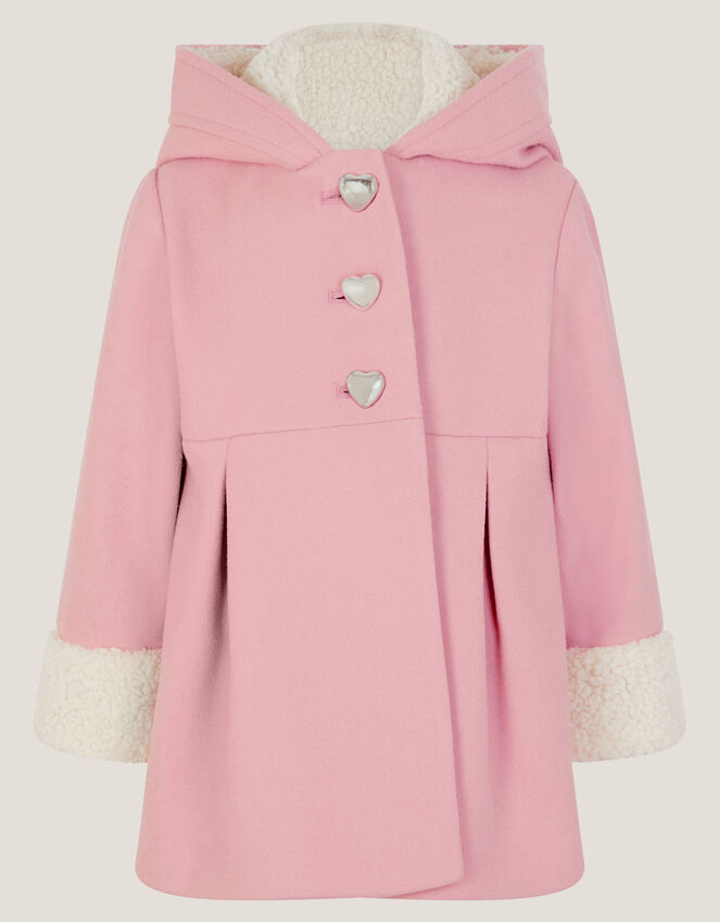 Baby Bunny Ears Coat, Pink (PINK), large