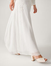 Camilla Embroidered Maxi Wedding Dress, Ivory (IVORY), large