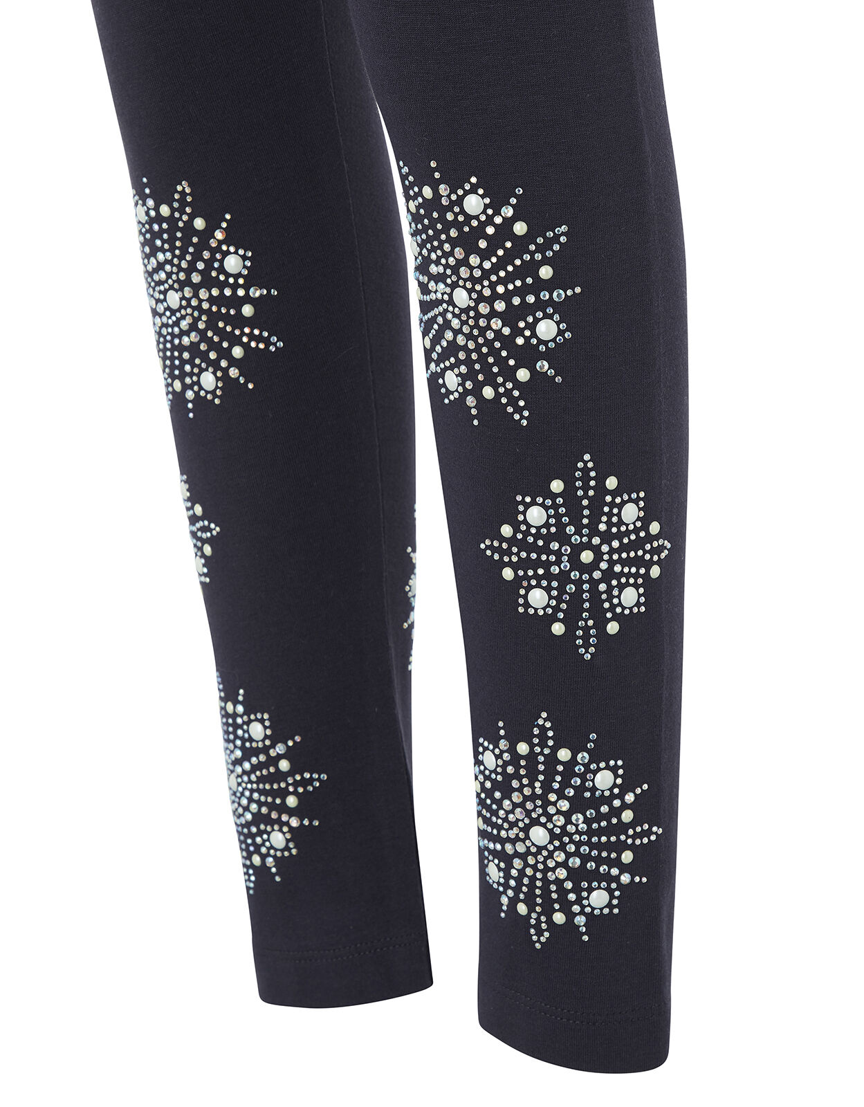 Blue snowflake leggings new arrivals