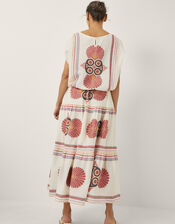 Devotion Twins Loki Jacquard Blouse, Ivory (IVORY), large