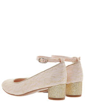 Honey Lace Sparkle Shoes, Pink (PALE PINK), large