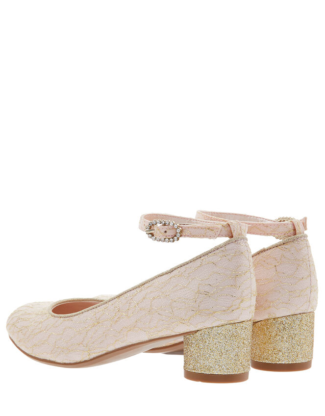Honey Lace Sparkle Shoes, Pink (PALE PINK), large