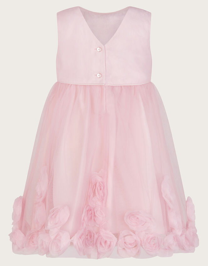 Baby Josie 3D Rosette Dress, Pink (PINK), large
