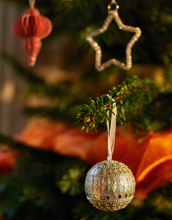 Sparkle Shellac Christmas Bauble, , large