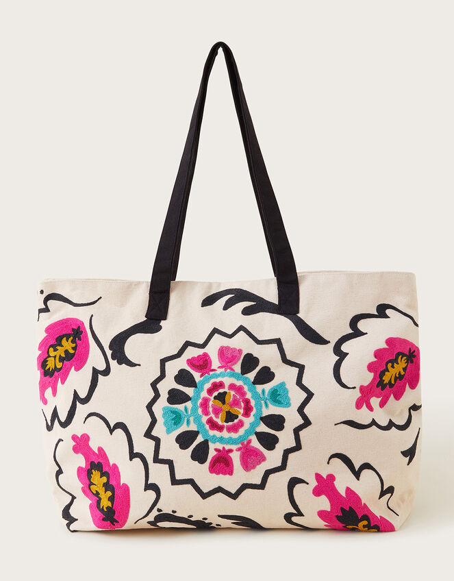 Embroidered Beach Bag Accessories Monsoon UK.