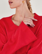 Han Heatseal Embellished Jumper , Red (RED), large