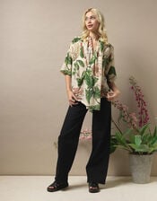 One Hundred Stars Honeysuckle Print Rachel Blouse, Multi (MULTI), large