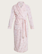 Heart Foil Dressing Gown, Pink (PINK), large