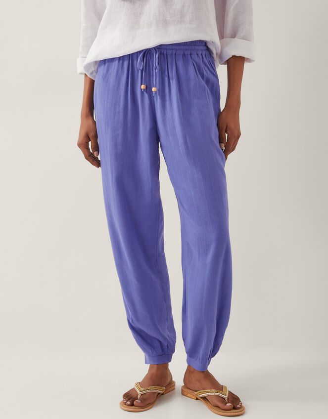 Judy Tapered Trousers, Blue (BLUE), large