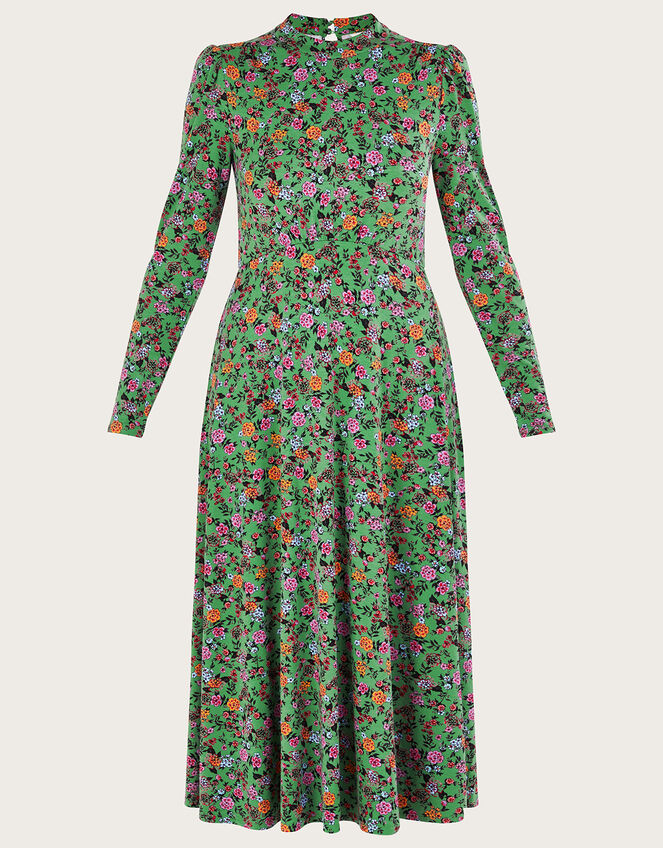 Zeina Ditsy Print Dress Green | Dresses | Monsoon UK.