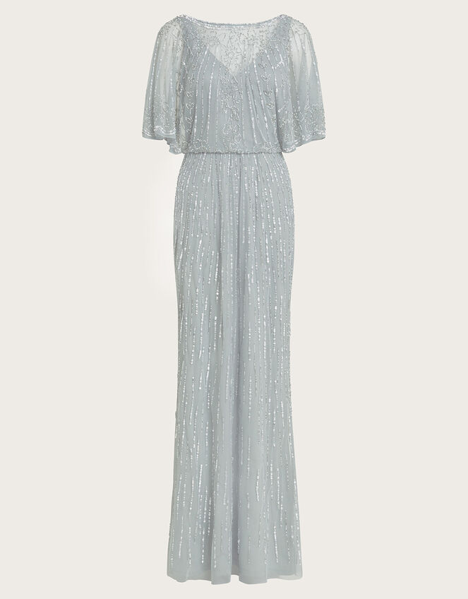 Elizabeth Embellished Maxi Dress, Green (GREEN), large