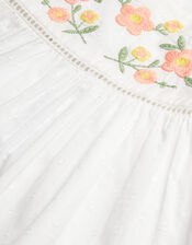 Baby Embroidered Woven Set, White (WHITE), large