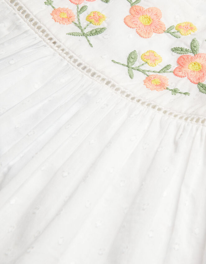 Baby Embroidered Woven Set, White (WHITE), large