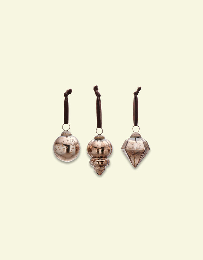 Nkuku Ura Baubles Set of Three, , large