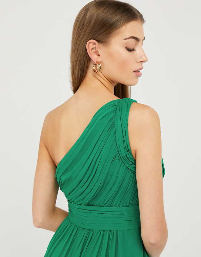 Dani One-Shoulder Maxi Dress, Green (GREEN), large