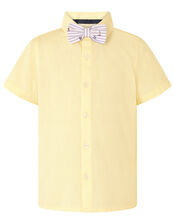 Louis Shirt, Shorts and Bow Tie Set, Yellow (LEMON), large
