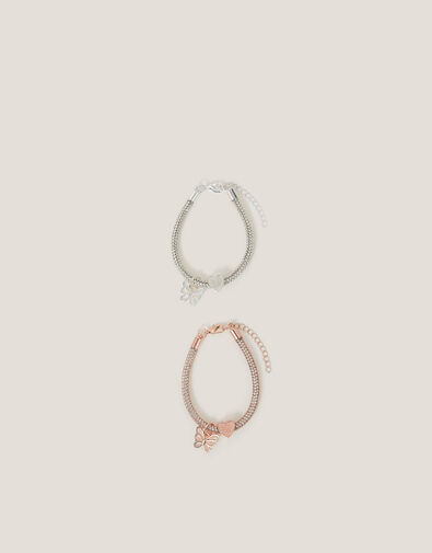 2-Pack Butterfly Encased Bracelets, , large