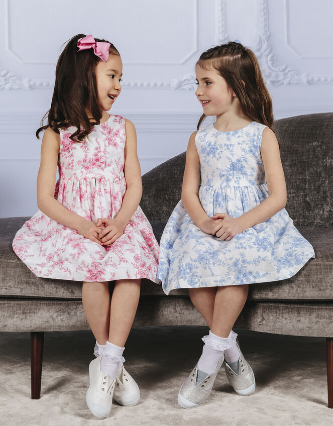 Trotters Maeva Big Bow Dress, Pink (PINK), large