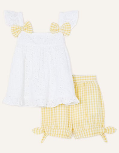 Baby Broderie Set Yellow, Yellow (YELLOW), large