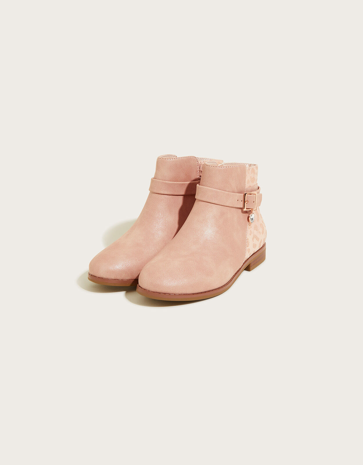 Pink leopard boots outlet