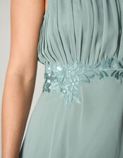 Elodie Lace Chiffon Bridesmaid Dress, Green (SAGE), large