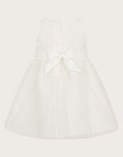 Baby Freija Lace Floral Dress, Ivory (IVORY), large