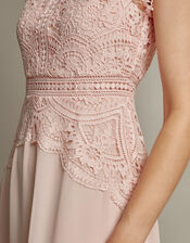 Monica Lace Midi Bridesmaid Dress, Pink (SOFT PINK), large