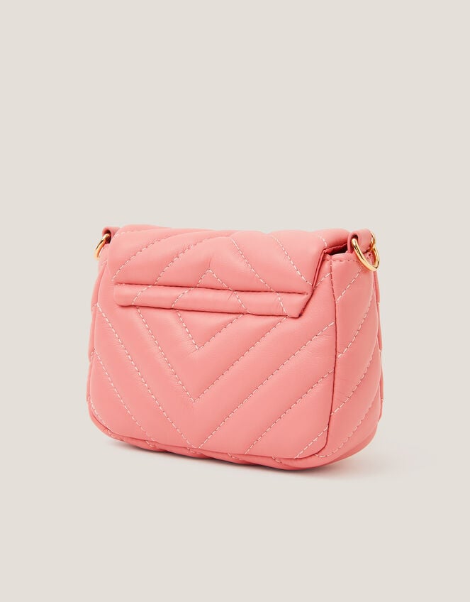 Love Charm Quilted Bag, Pink (PINK), large