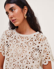 Riri Crochet Top, Natural (ECRU), large