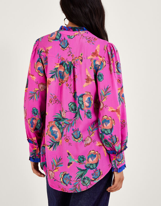 Jordann Print Blouse, Pink (PINK), large