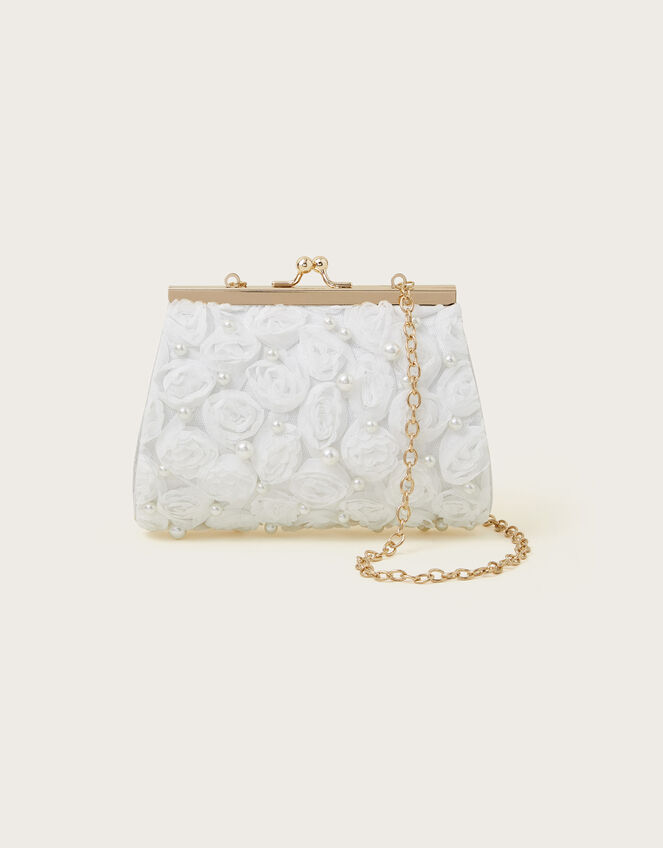 Rosette Pearl Bag, , large