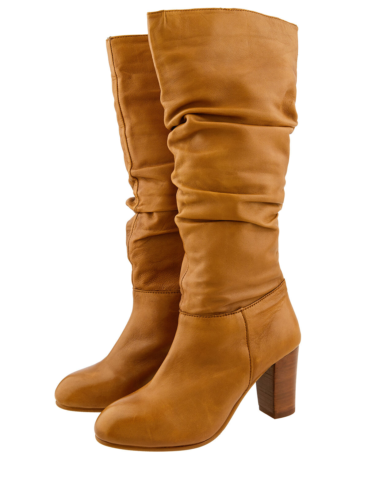 Ladies tan shop slouch boots