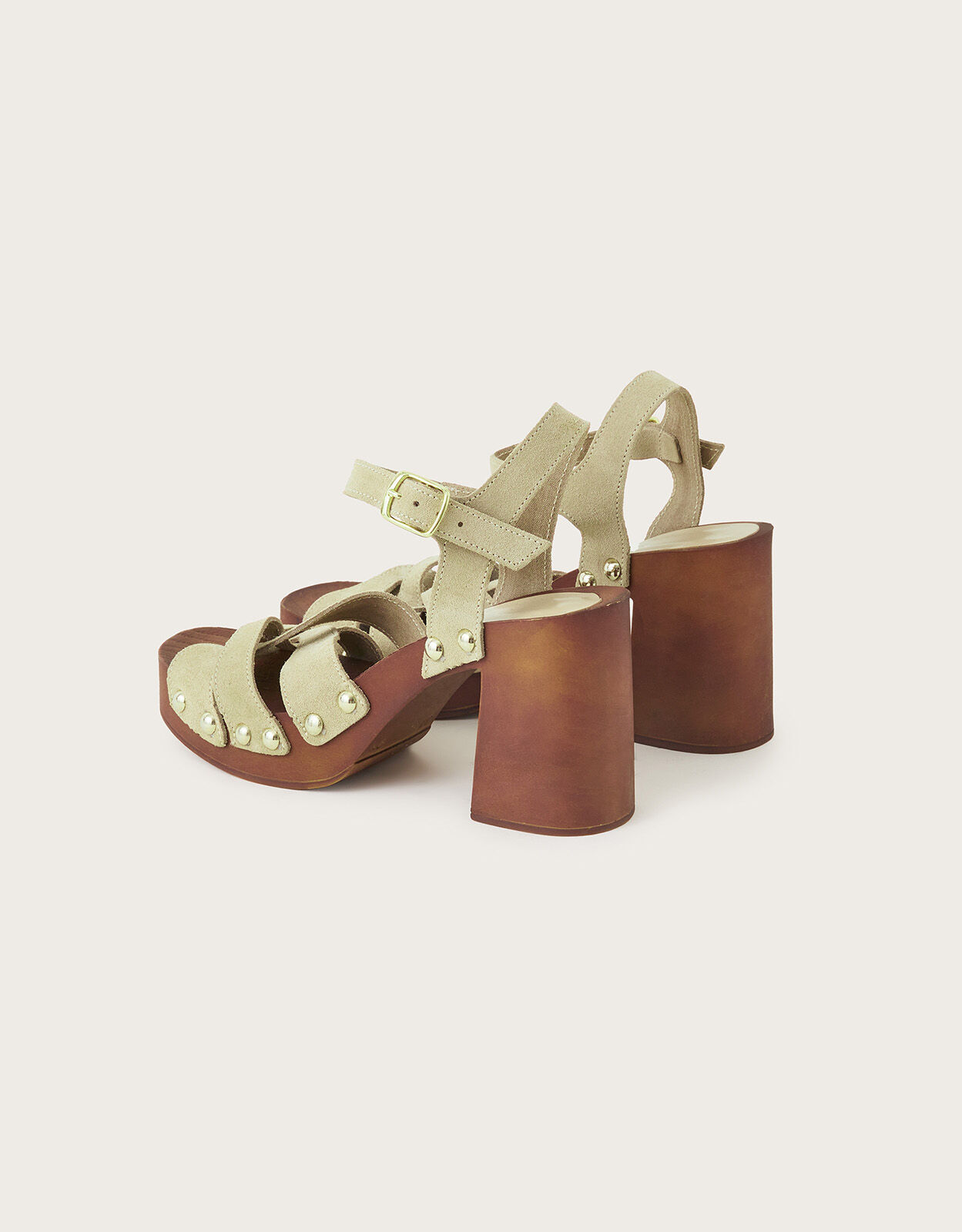 Clog sandal hot sale heels