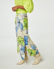 Fabienne Chapot Floral Print Maxi Skirt, Ivory (IVORY), large
